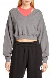 alexanderwang t Bi-Layer Sweatshirt   Nordstrom at Nordstrom